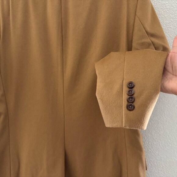 Jos A Bank 100% Cashmere Sport Coat Blazer Jacket Camel Tan Classic Preppy 44 LG - Picture 12 of 16